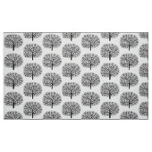 Stilisierte Blume Tree - Hellgrau Stoff (Fat Quarter (45,7 x 55,9 cm))