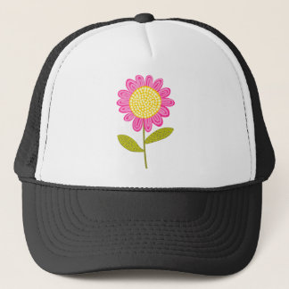 Stilisierte Blume Truckerkappe