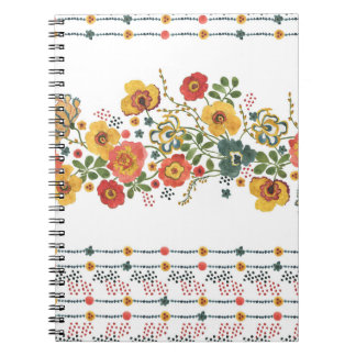 Stilisierte Blüte: Aquarell Nahtloses Design. Notizblock