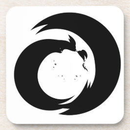 Stilisierte Buchstaben "A" Monogram Moderne Kunst Getränkeuntersetzer