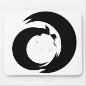 Stilisierte Buchstaben "A" Monogram Moderne Kunst Mousepad (Vorne)