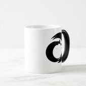 Stilisierte Buchstaben "A" Monogram Moderne Kunst Verwandlungstasse (VorderseiteRechts)