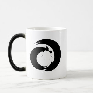 Stilisierte Buchstaben "A" Monogram Moderne Kunst Verwandlungstasse