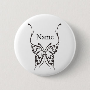 Stilisierte Butterfly Tattoo Thunder_Cove Button