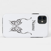 Stilisierte Butterfly Tattoo Thunder_Cove Case-Mate iPhone Hülle (Rückseite (Horizontal))