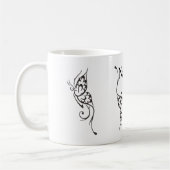 Stilisierte Butterfly Tattoo Thunder_Cove Kaffeetasse (Links)