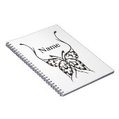 Stilisierte Butterfly Tattoo Thunder_Cove Notizblock (Rechte Seite)