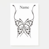 Stilisierte Butterfly Tattoo Thunder_Cove Post-it Klebezettel (Vorderseite)