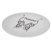 Stilisierte Butterfly Tattoo Thunder_Cove Schneidebrett (Ecke)