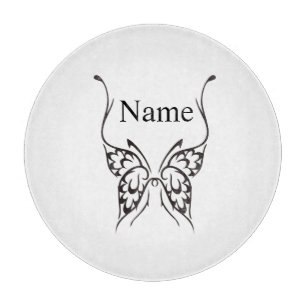 Stilisierte Butterfly Tattoo Thunder_Cove Schneidebrett
