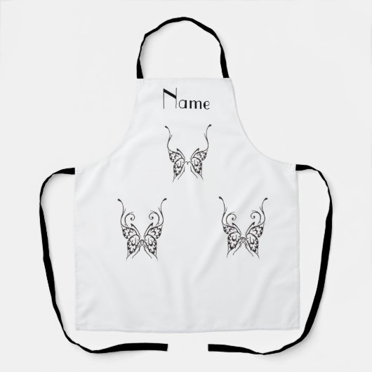 Stilisierte Butterfly Tattoo Thunder_Cove Schürze (Vorderseite)