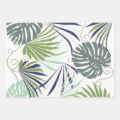 Stilisierte Darstellung beliebter Pflanze in Innen Geschenkpapier Set (Vorderseite 2)