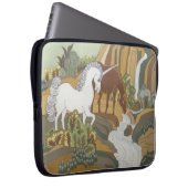 Stilisierte Einhorn und Pferd Laptopschutzhülle (Vorne Rechts)