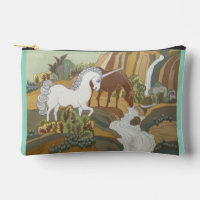 Stilisierte Einhorn und Pferd