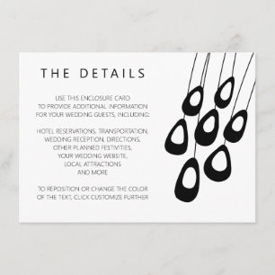 Stilisierte Einladungskarte für Pfauenhochzeiten