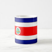 Stilisierte Fahne Costa Rica Kaffeetasse (Mittel)