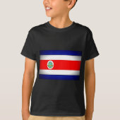 Stilisierte Fahne Costa Rica T-Shirt (Vorderseite)