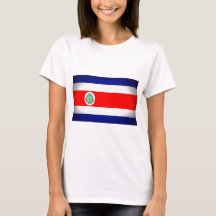 Stilisierte Fahne Costa Rica