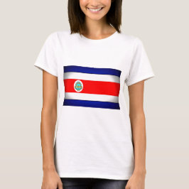 Stilisierte Fahne Costa Rica T-Shirt
