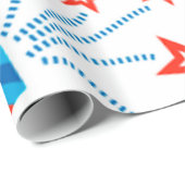 Stilisierte Feuerwerkskunst Geschenkpapier (Rolleneckpunkt)