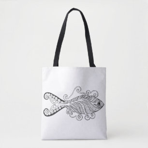 Stilisierte Fische 2 Tasche