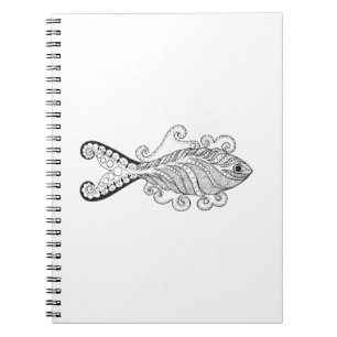 Stilisierte Fische Notizblock