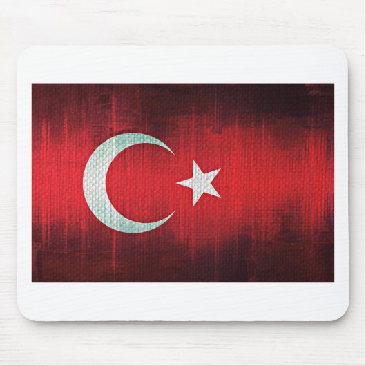 Stilisierte Flagge der Türkei Mousepad (Vorne)
