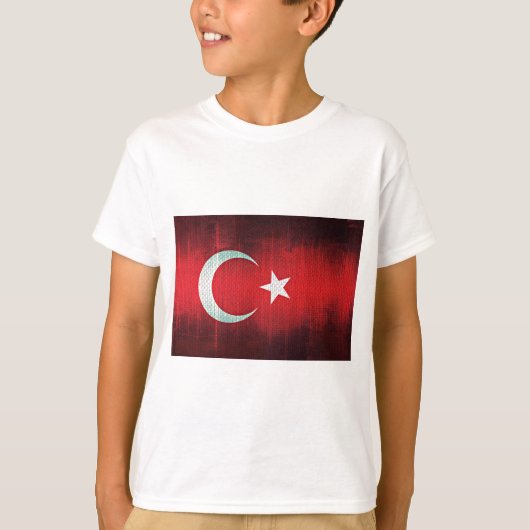 Stilisierte Flagge der Türkei T-Shirt (Vorderseite)