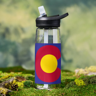 Stilisierte Flagge des US-Bundesstaates Colorado Trinkflasche