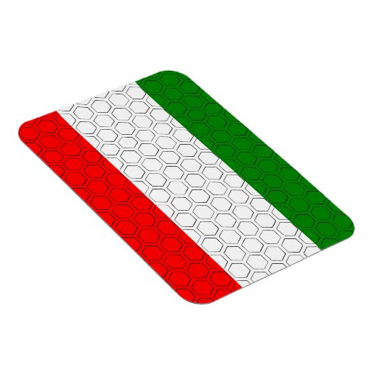 Stilisierte Flagge Ungarns Magnet (Rechte Seite)