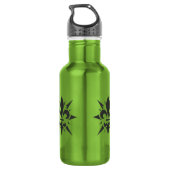 "Stilisierte Fleur-de-lis" Wasserflasche (Rückseite)