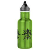"Stilisierte Fleur-de-lis" Wasserflasche (Rechts)
