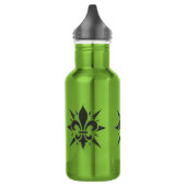 "Stilisierte Fleur-de-lis" Wasserflasche (Links)