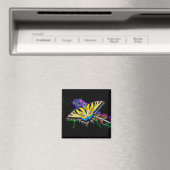 Stilisierte Frack Butterfly Playing Cards Magnet (In Situ (Geschirrspüler))