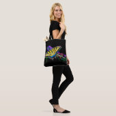Stilisierte Frack Butterfly Tote Bag Tasche (Am Model)