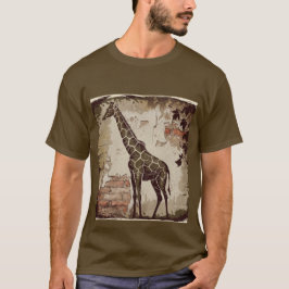 Stilisierte Giraffe T-Shirt