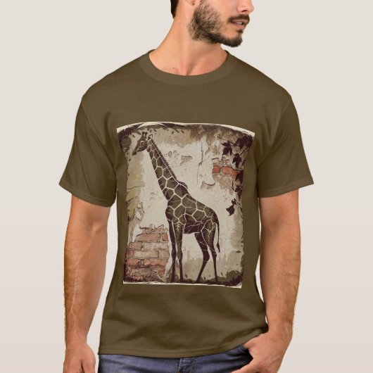 Stilisierte Giraffe T-Shirt (Vorderseite)