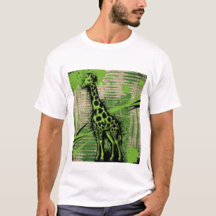 Stilisierte Giraffe T-Shirt