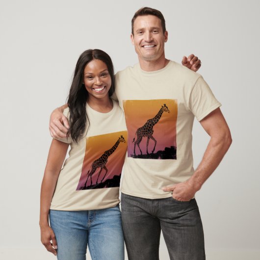 Stilisierte Giraffe T-Shirt (Unisex)