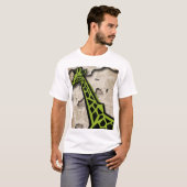 Stilisierte Giraffe T-Shirt (Vorne ganz)