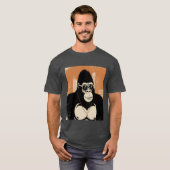 Stilisierte Gorilla T-Shirt (Vorne ganz)