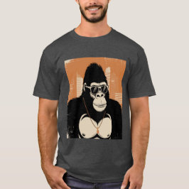 Stilisierte Gorilla T-Shirt