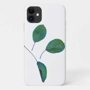 Stilisierte Green Pear Tree Blätter iPhone 11 Fall Case-Mate iPhone Hülle