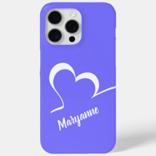 Stilisierte Herz-individuelle Name- und Farbtelefo Case-Mate iPhone Hülle