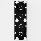 Stilisierte Herzen Muster 5 Banner (Vertikal)