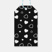 Stilisierte Herzen Muster 5 Geschenkanhänger (Rückseite)