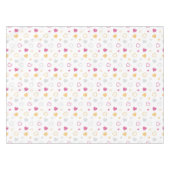Stilisierte Herzmuster Tischdecke (Vorderseite (Horizontal))