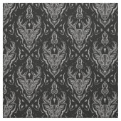 Stilisierte Hirschkopfgewebe Stoff (Muster)