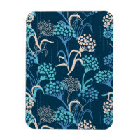 Stilisierte Hydrangea-Blumenmuster - Elegantes Bla