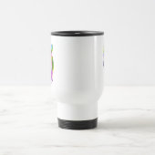 Stilisierte Kitten Prismatic Design-32345 Reisebecher (Mittel)